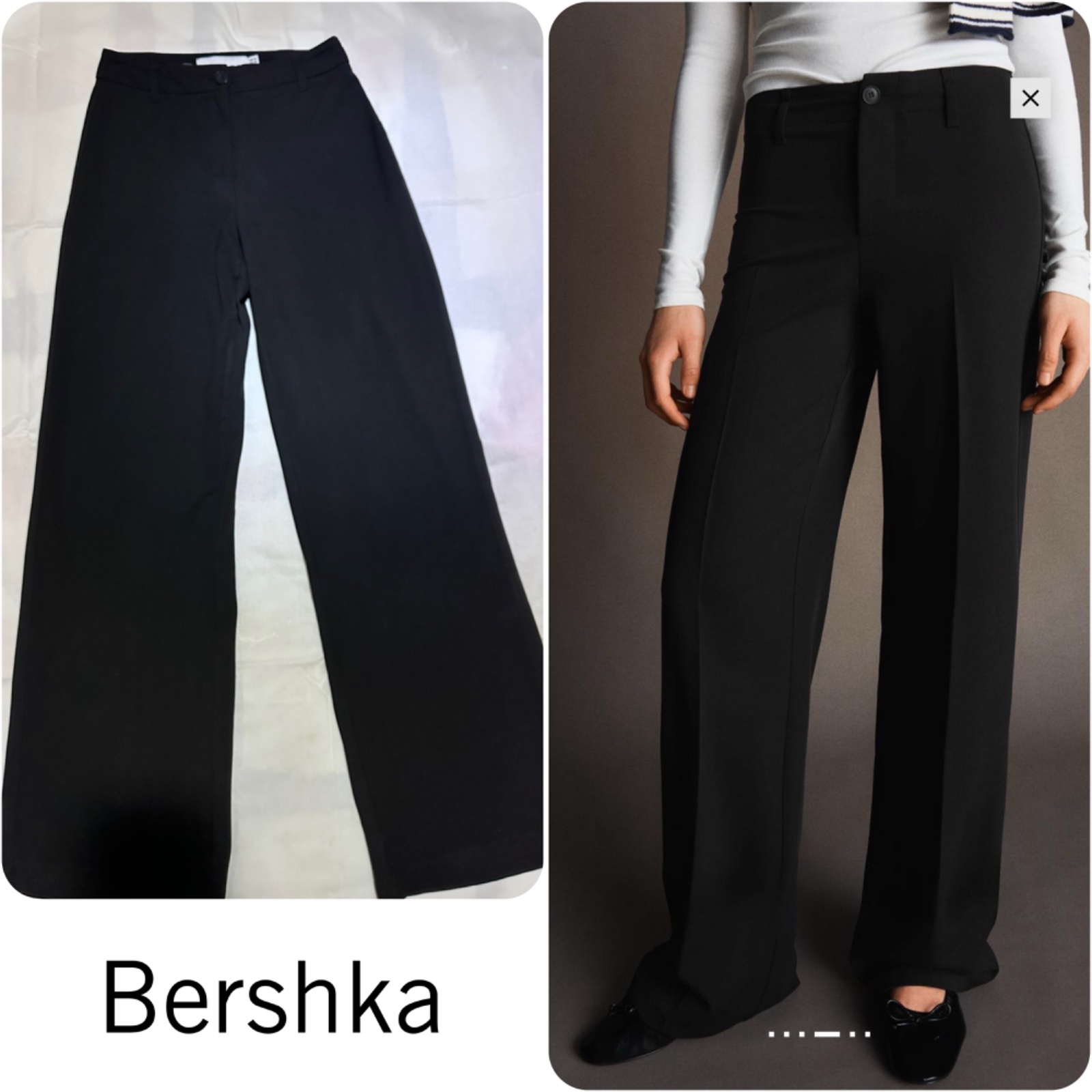 Pantalon wide leg Brshka noir 