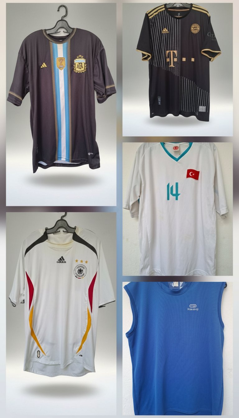 Football Jerseys Different Clubs