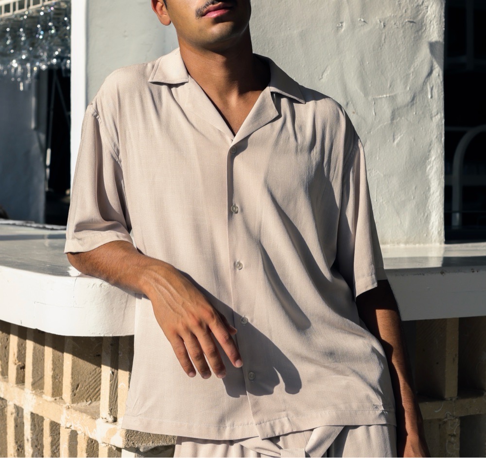 Chemise homme effet Lin