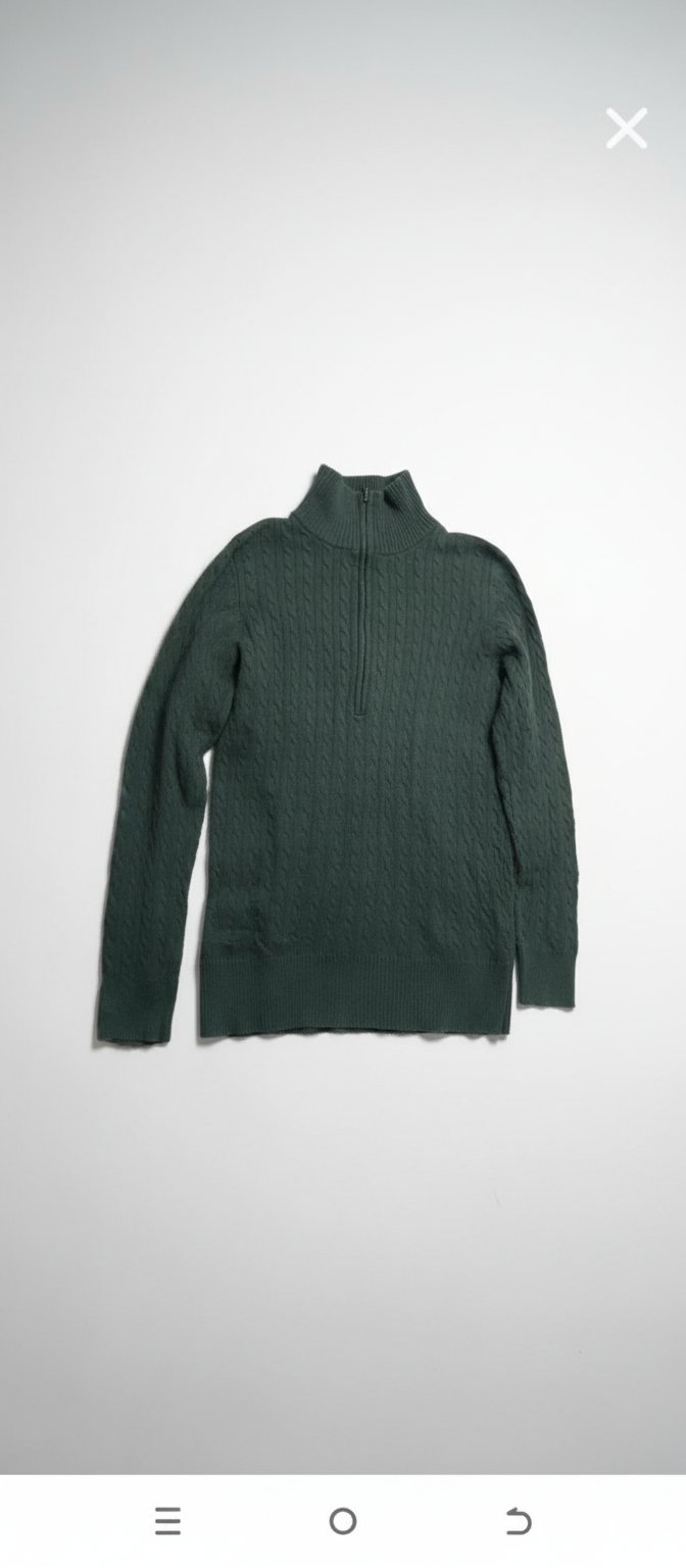 Polo by ralph lauren vert millitaire zippe jamais porté 