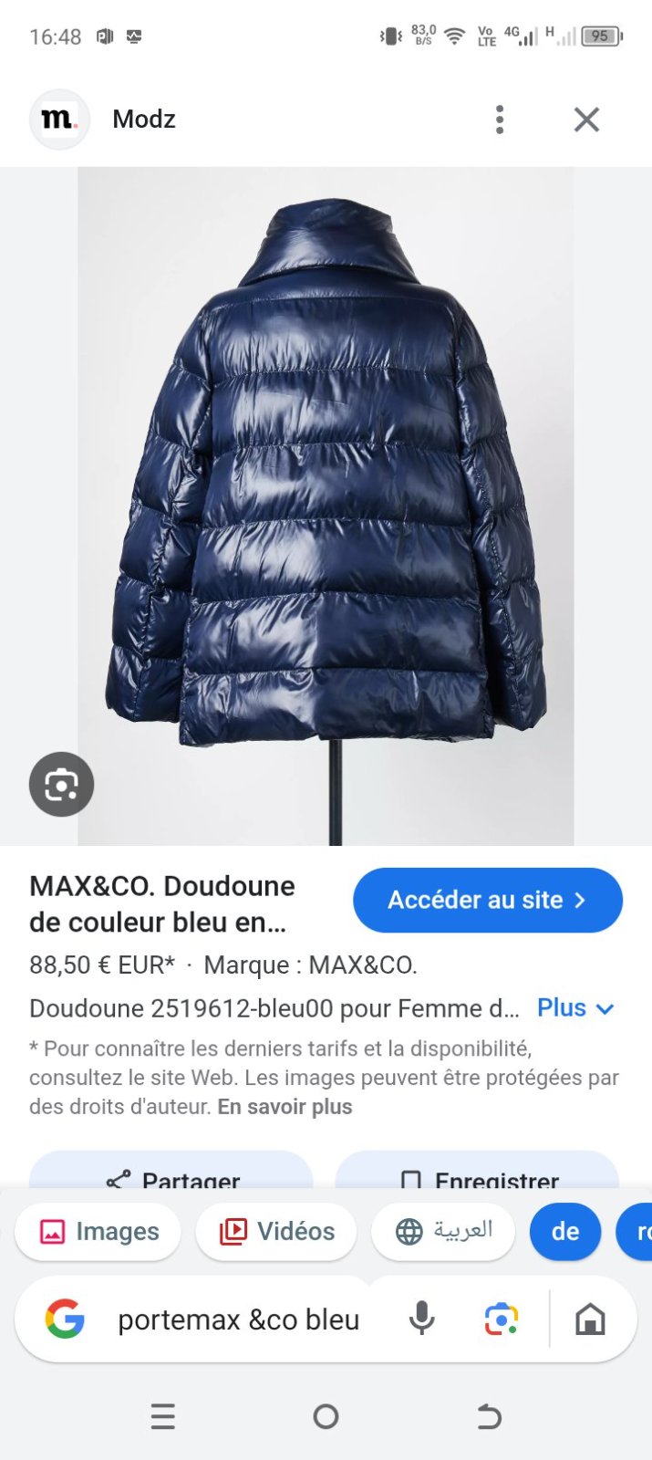 Max & co bleu 