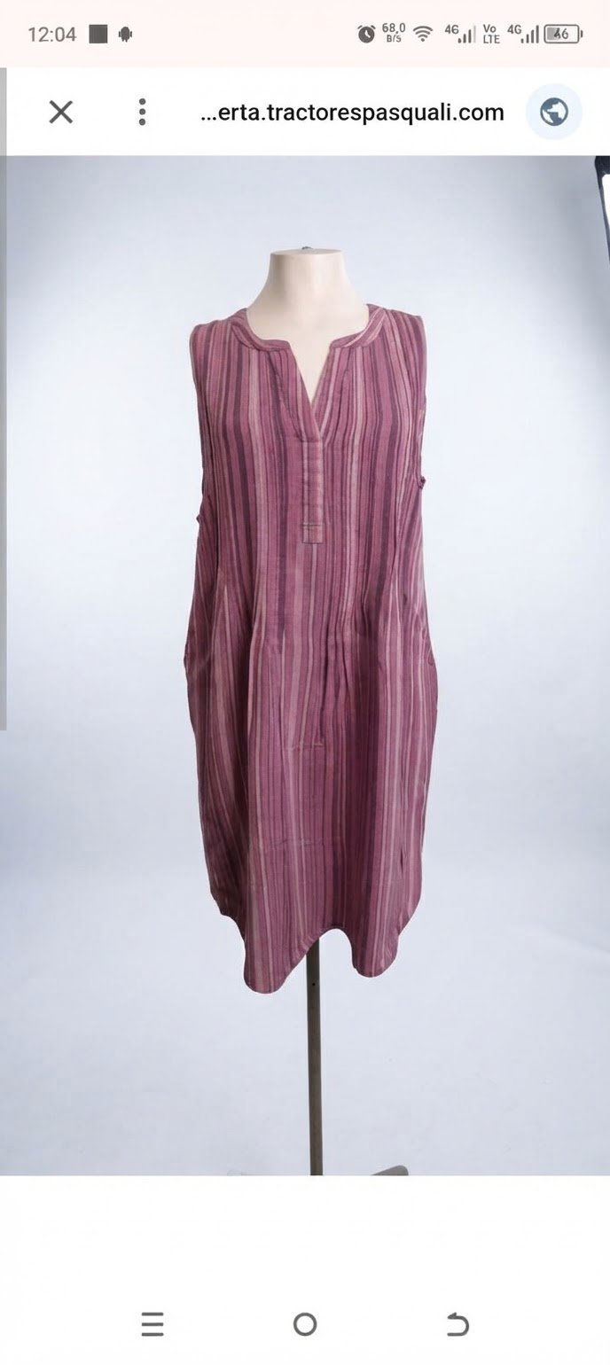 Robe 55% en linen