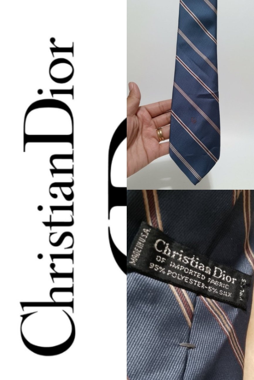 Cravate christian dior en soie