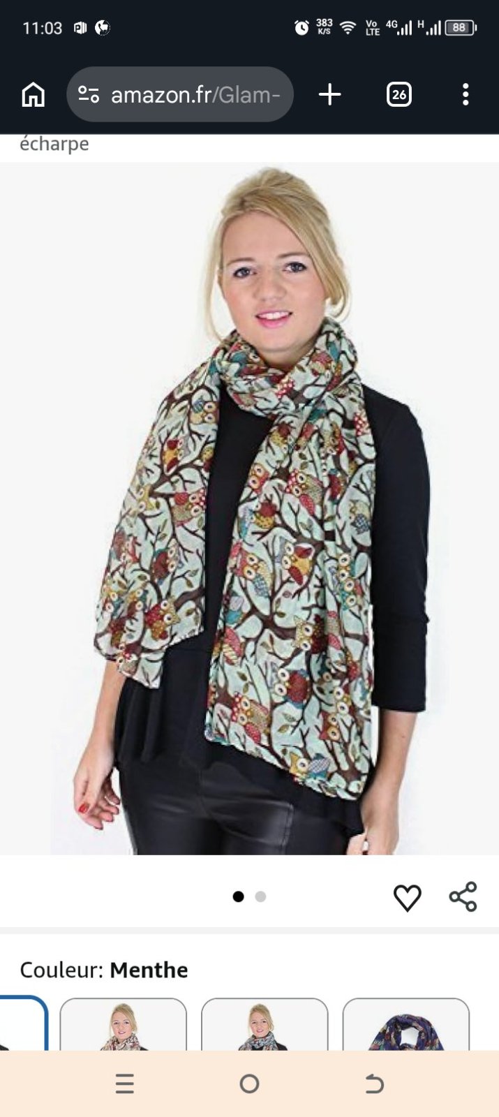 Grand  foulard soie
