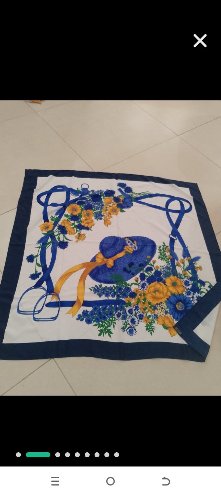 Foulard a chapeau en soie made in paris france jdida ❤️❤️❤️