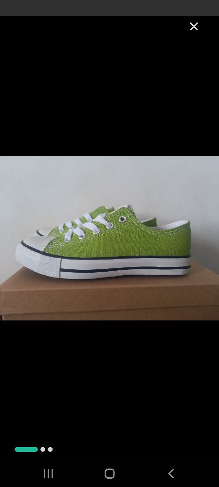 converse vert pistache tt neuf 