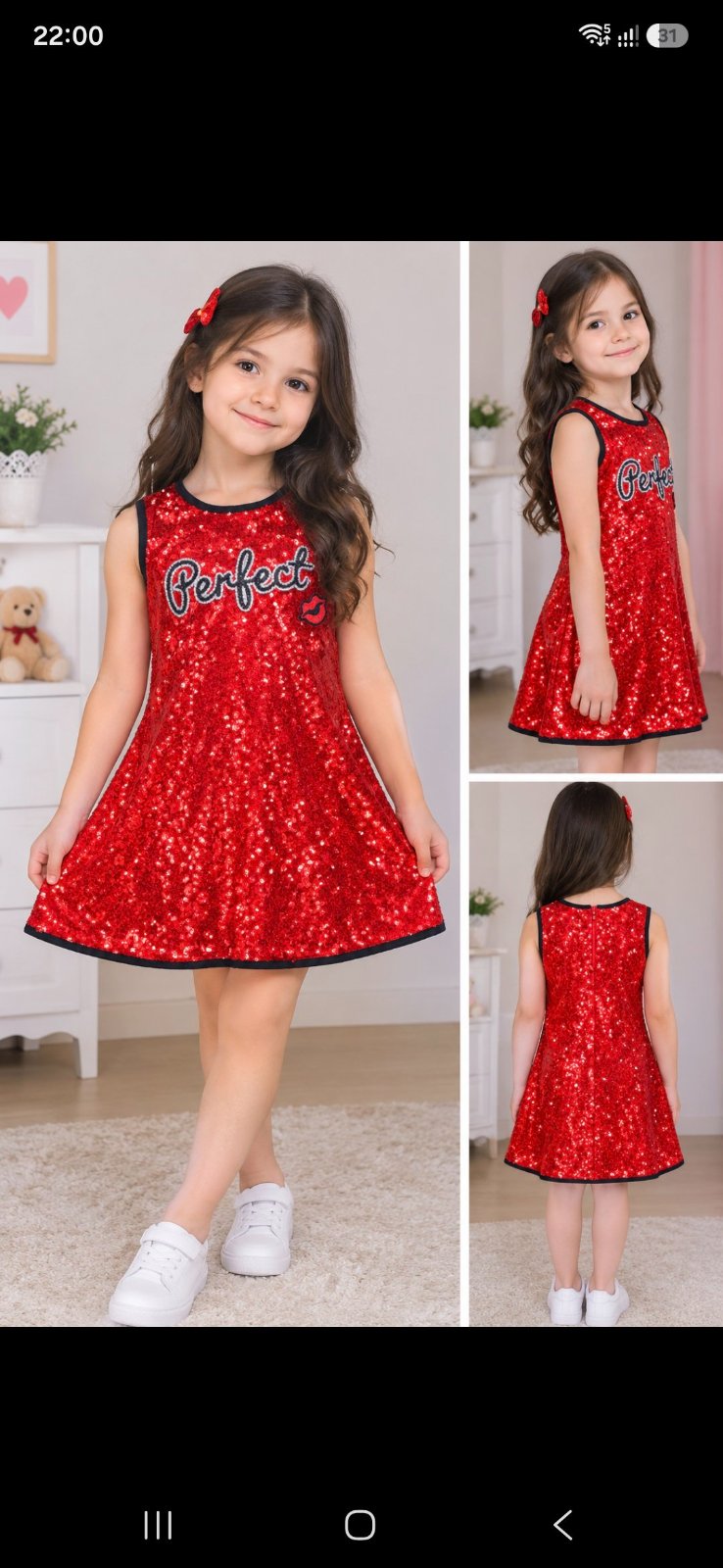 Jolie robe pour fillette 