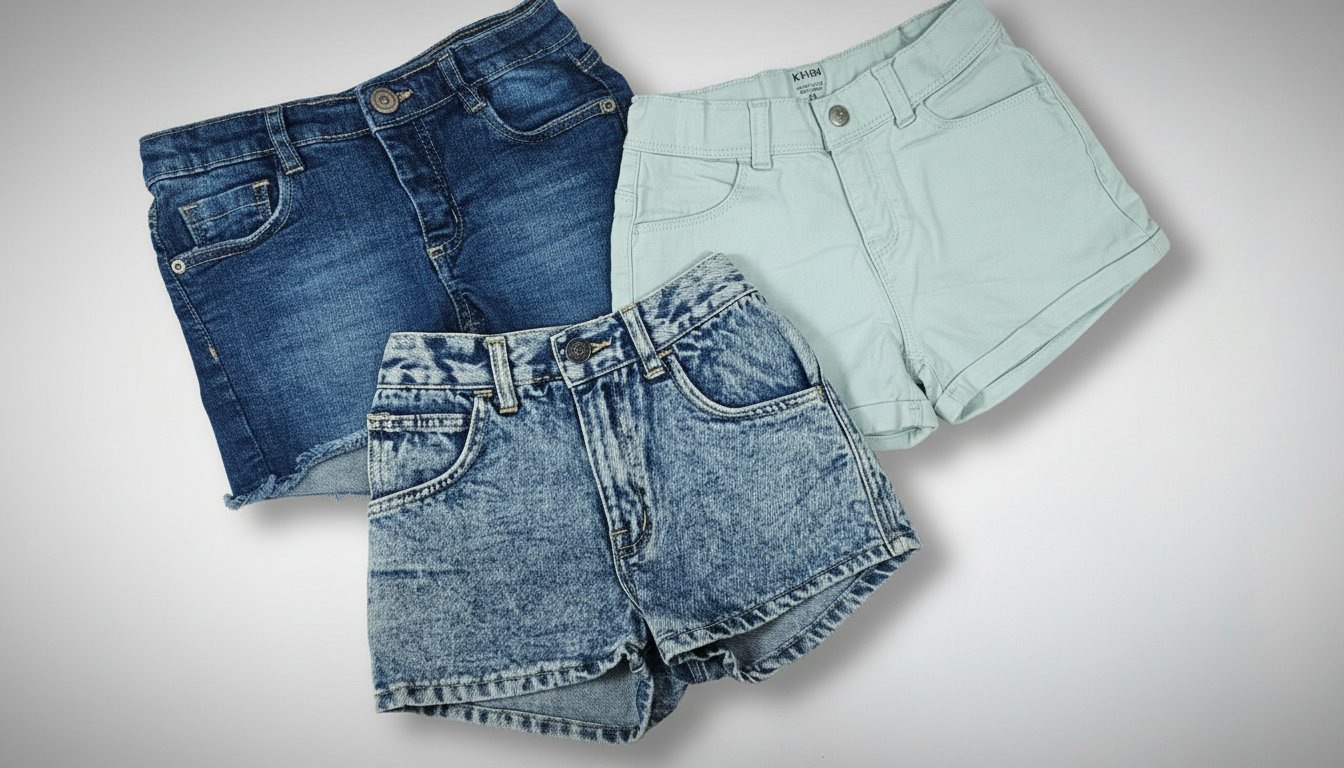 Lot de 3 shorts pour fillettes 