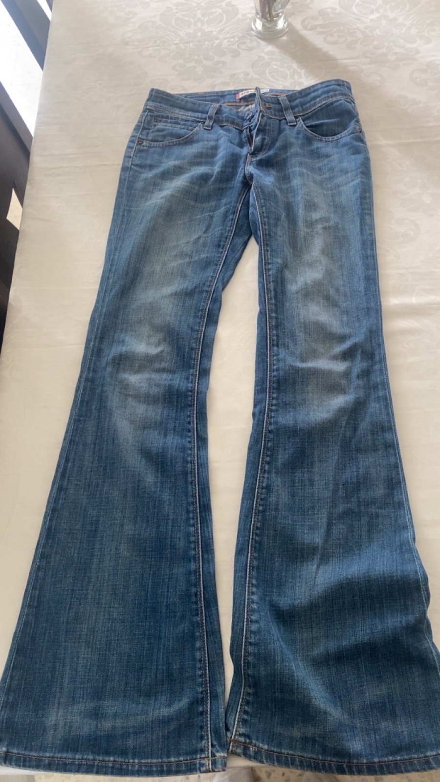 Pantalon pate elephant taille bas