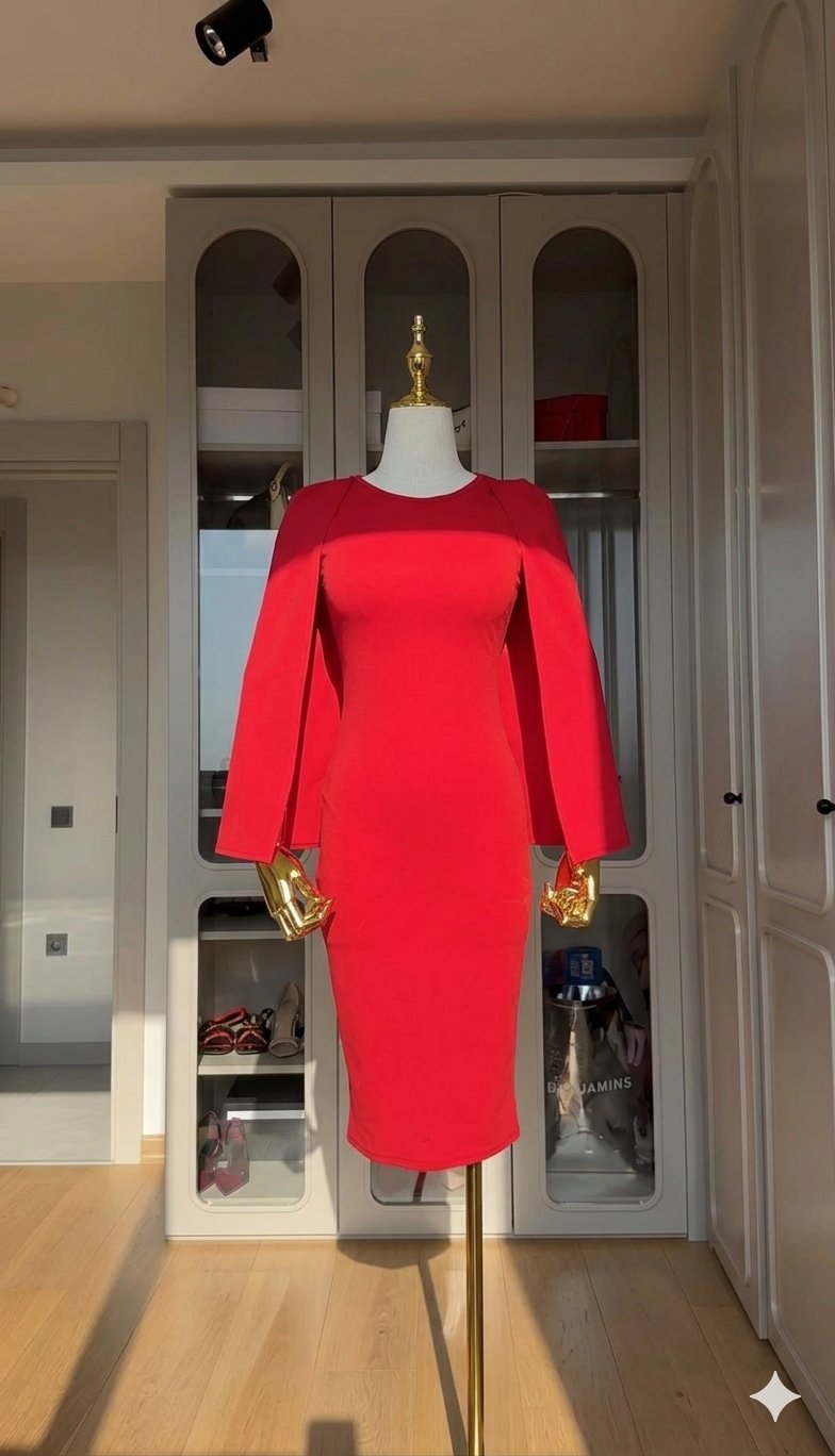 Robe manche cap