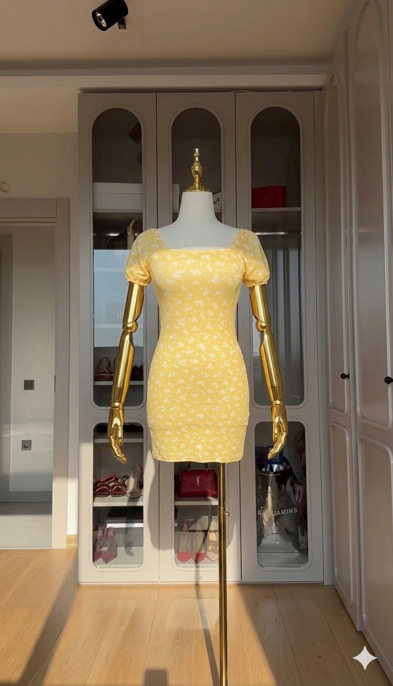 Robe jaune