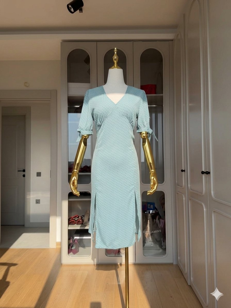Robe à découpe