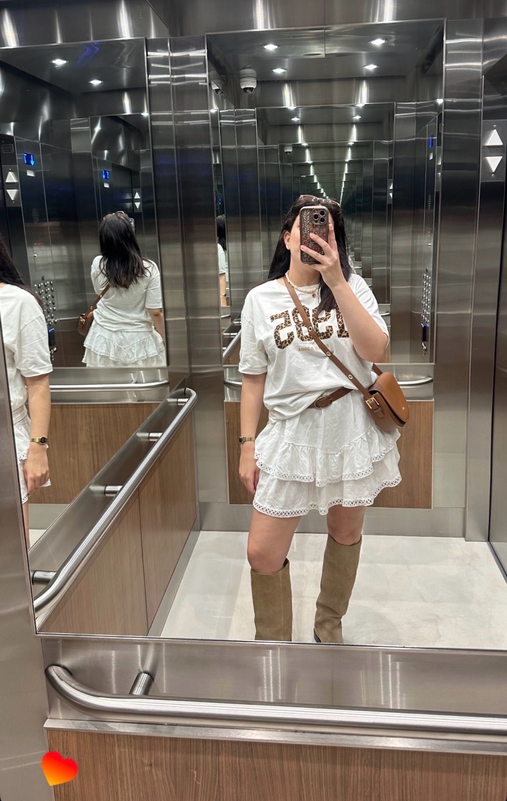 Jupe blanche shein