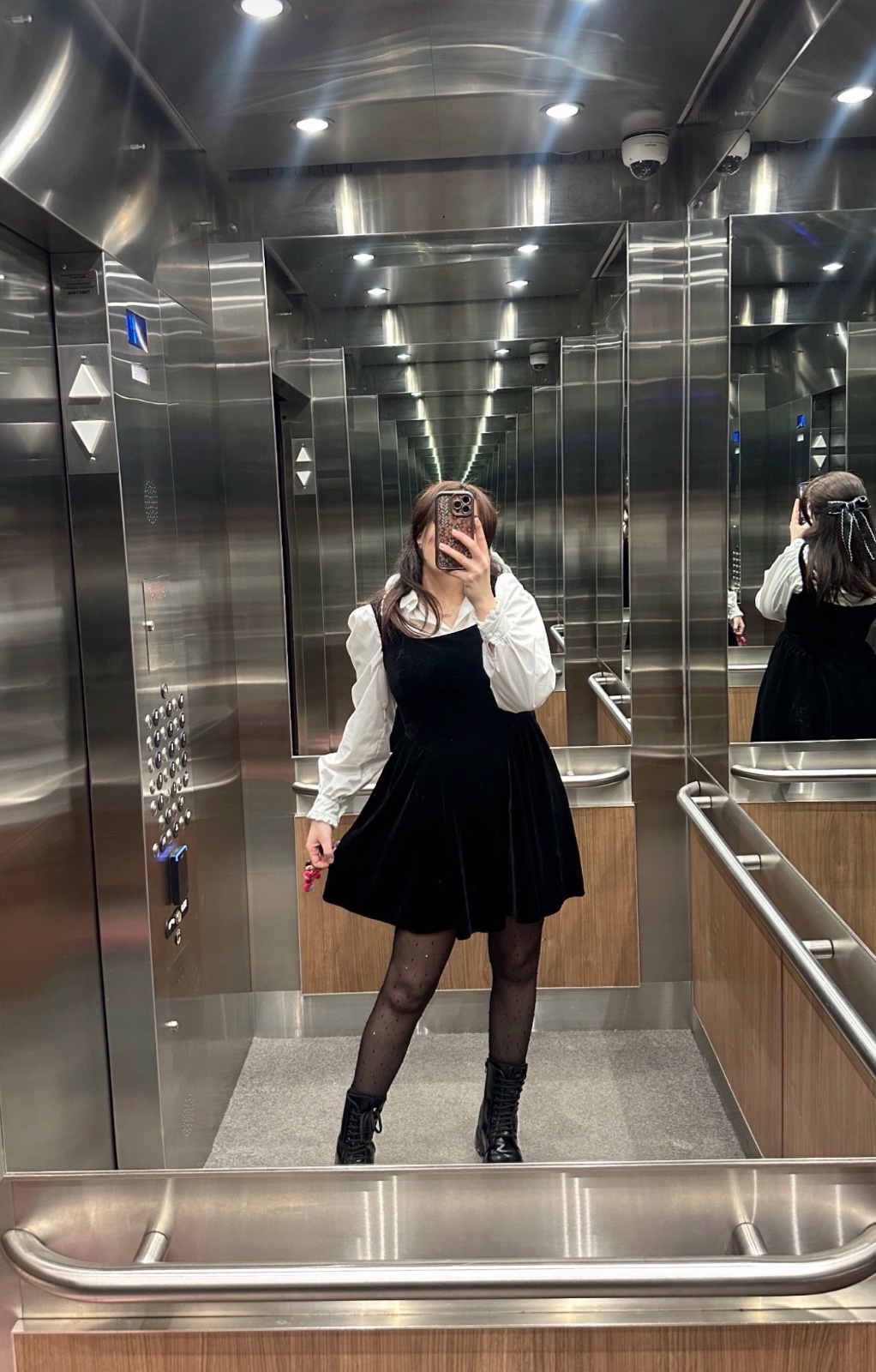 Robe en velour h&m
