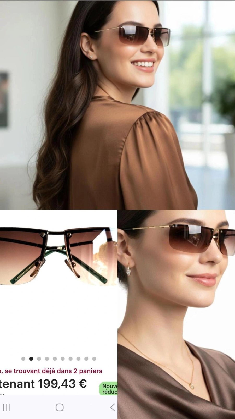 Lunettes de soleil Gucci authentique