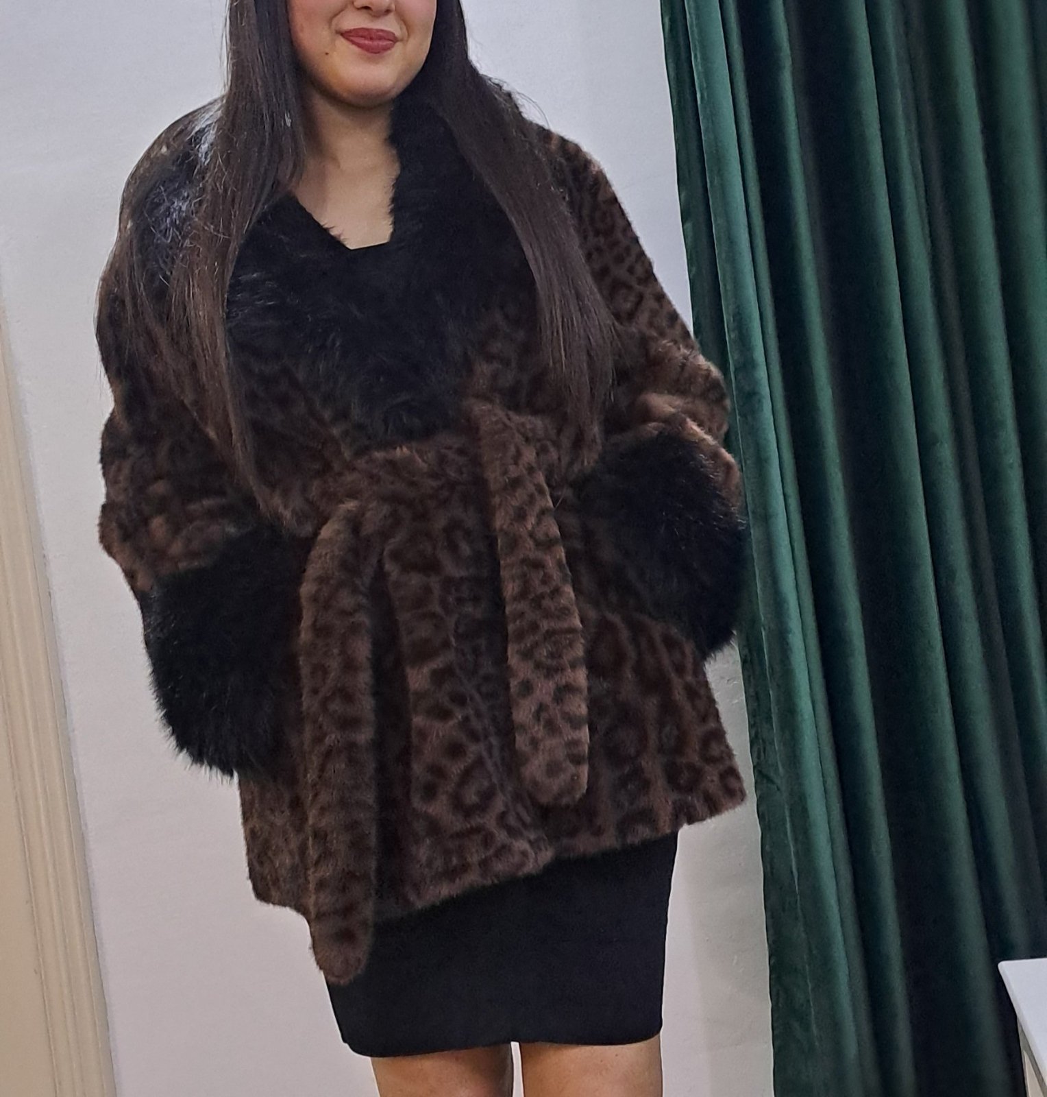 Manteau faux fourure xl 