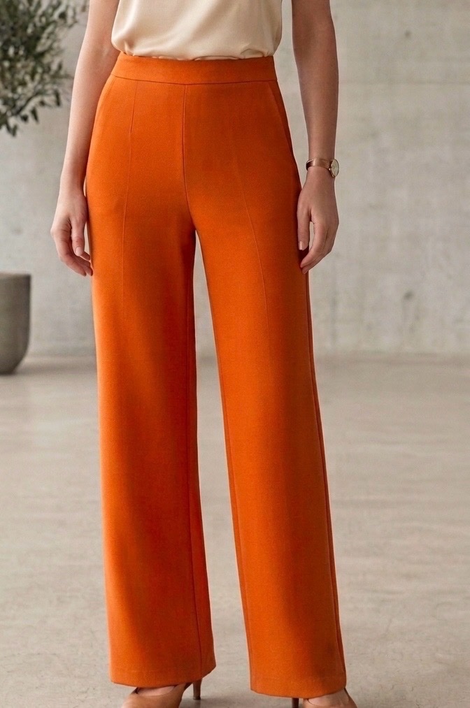 Panlaon en tissu couleur orange