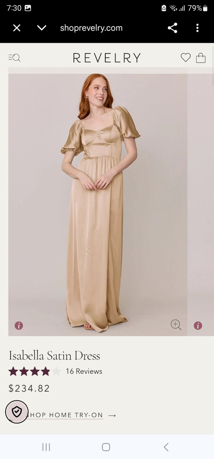 Robe soirée satinée 