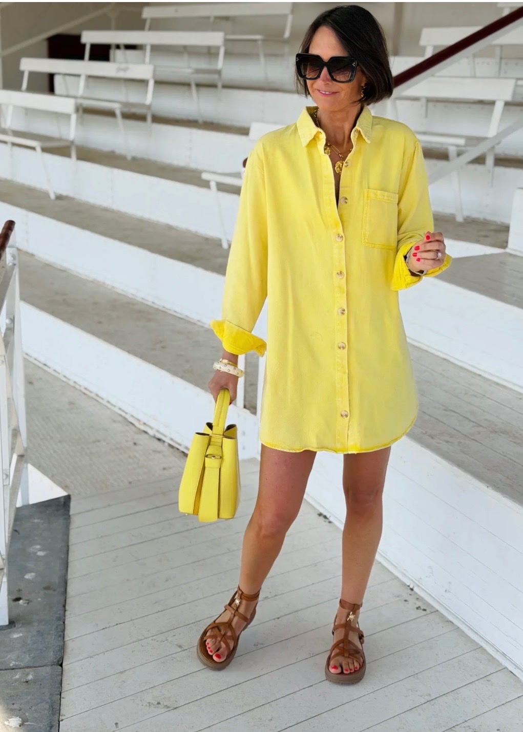 Chemise jaune m5ayta
