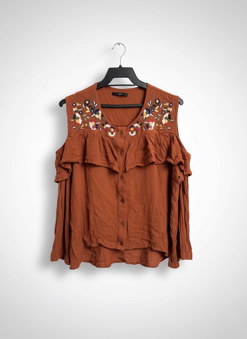 Pull bardot avec design imprimé ✨
