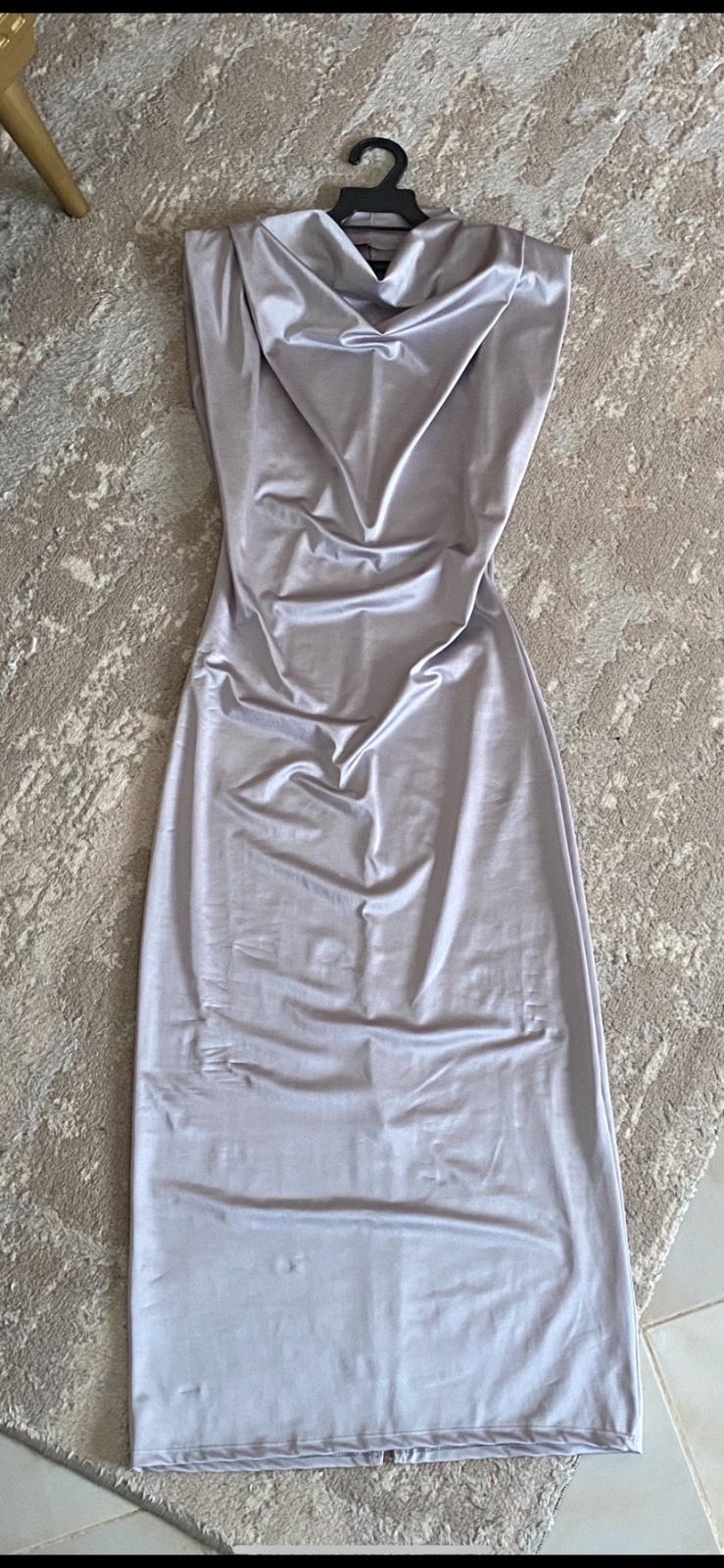 Robe effet satiné
