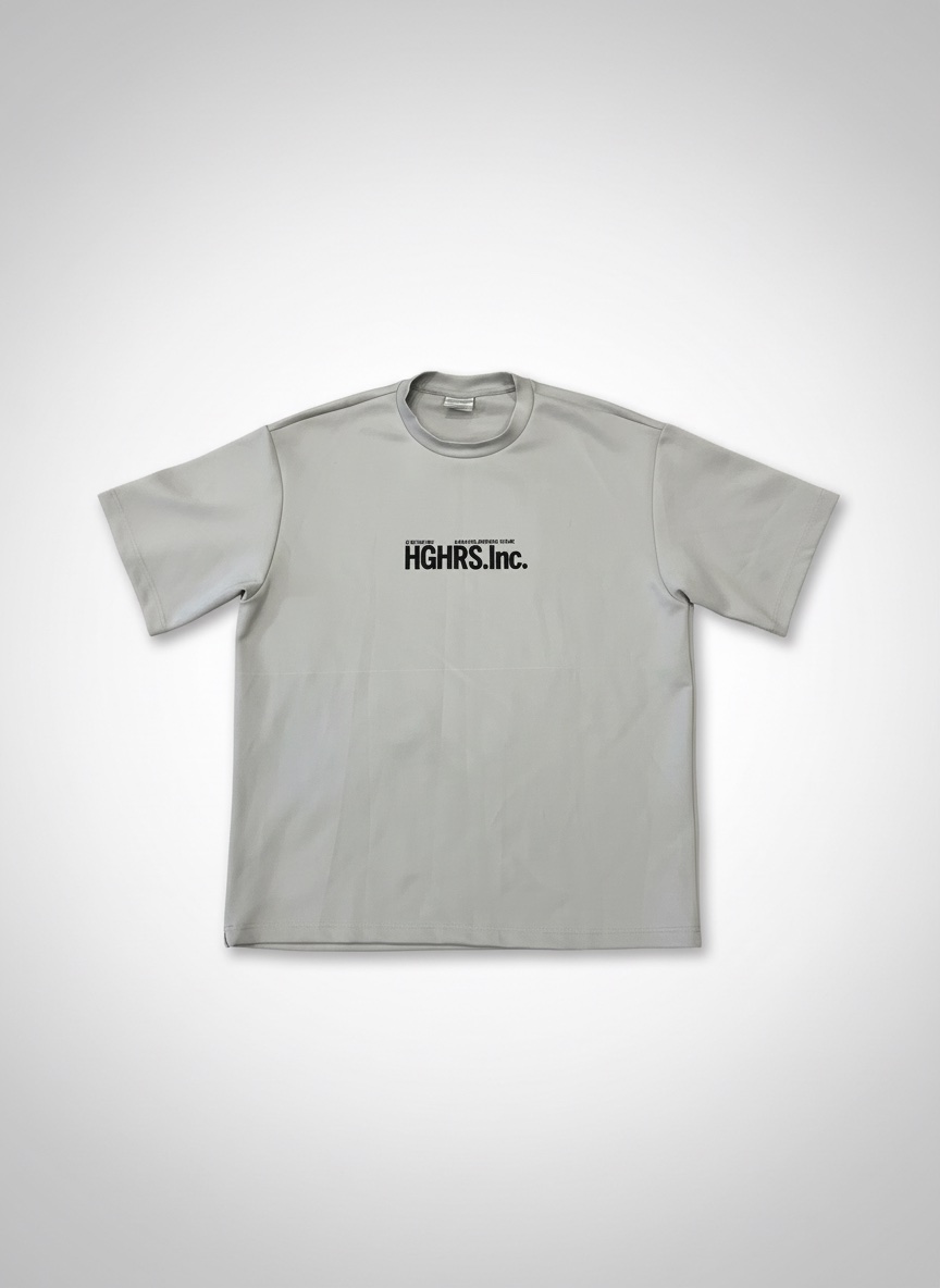 T-shirt avec ecrituture devant en polystere 