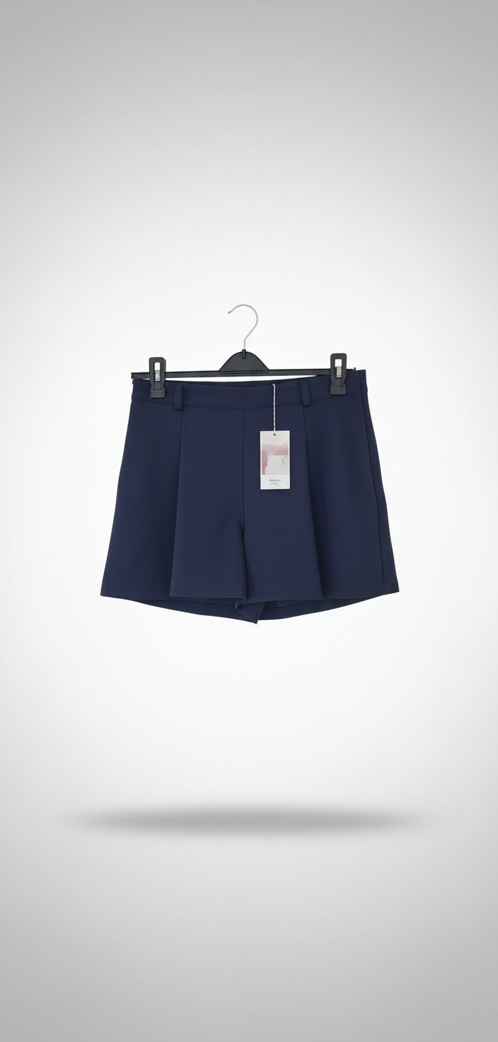 Short bleu d’été 
