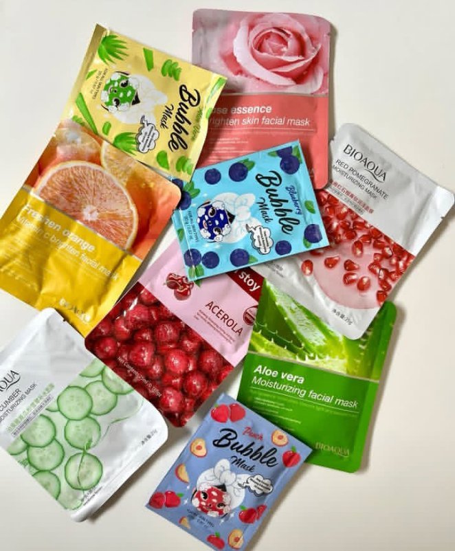 Masques visage les 4 en 22dt