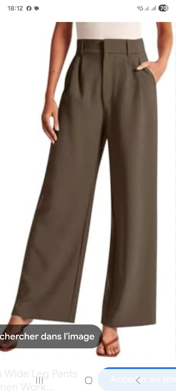 Pantalon femme large importe jamais porté ylabes m et l 