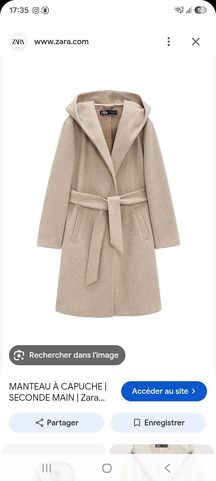 Manteau kashmir zara ylabes taille s m pas défaut 
