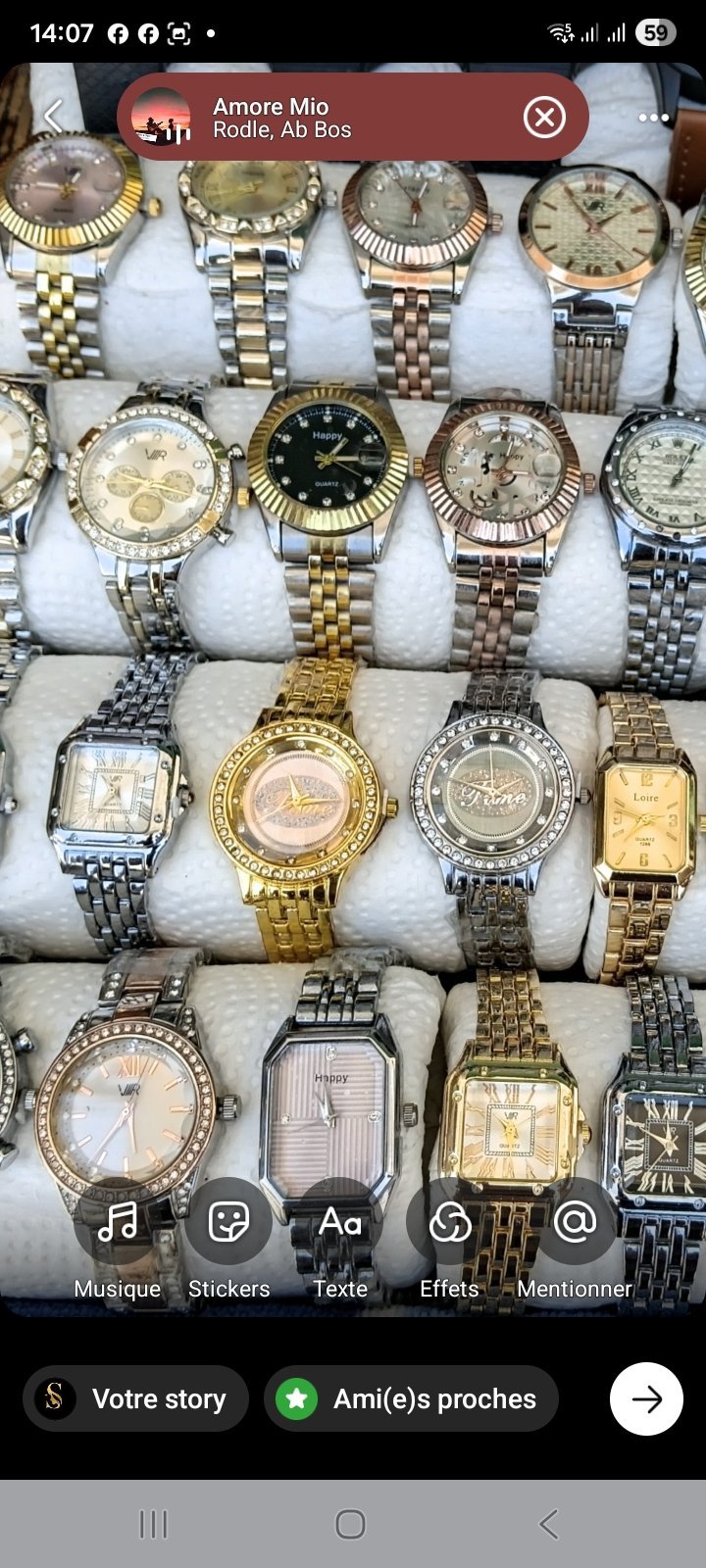 Montre pour femme et homme 
