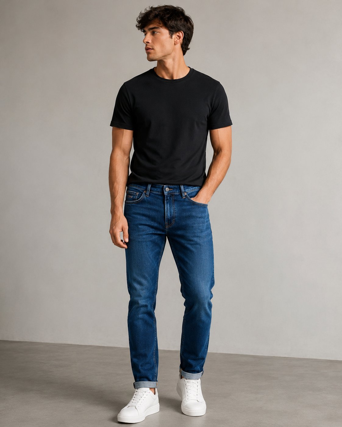 Pantalon bleu jean 