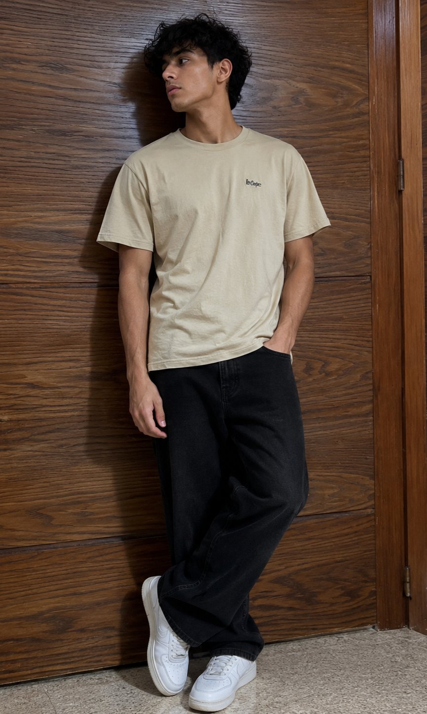 T-shirt beige 