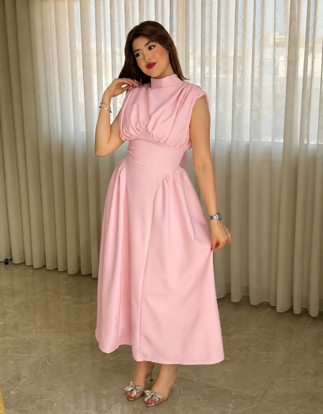 Robe barbie rose