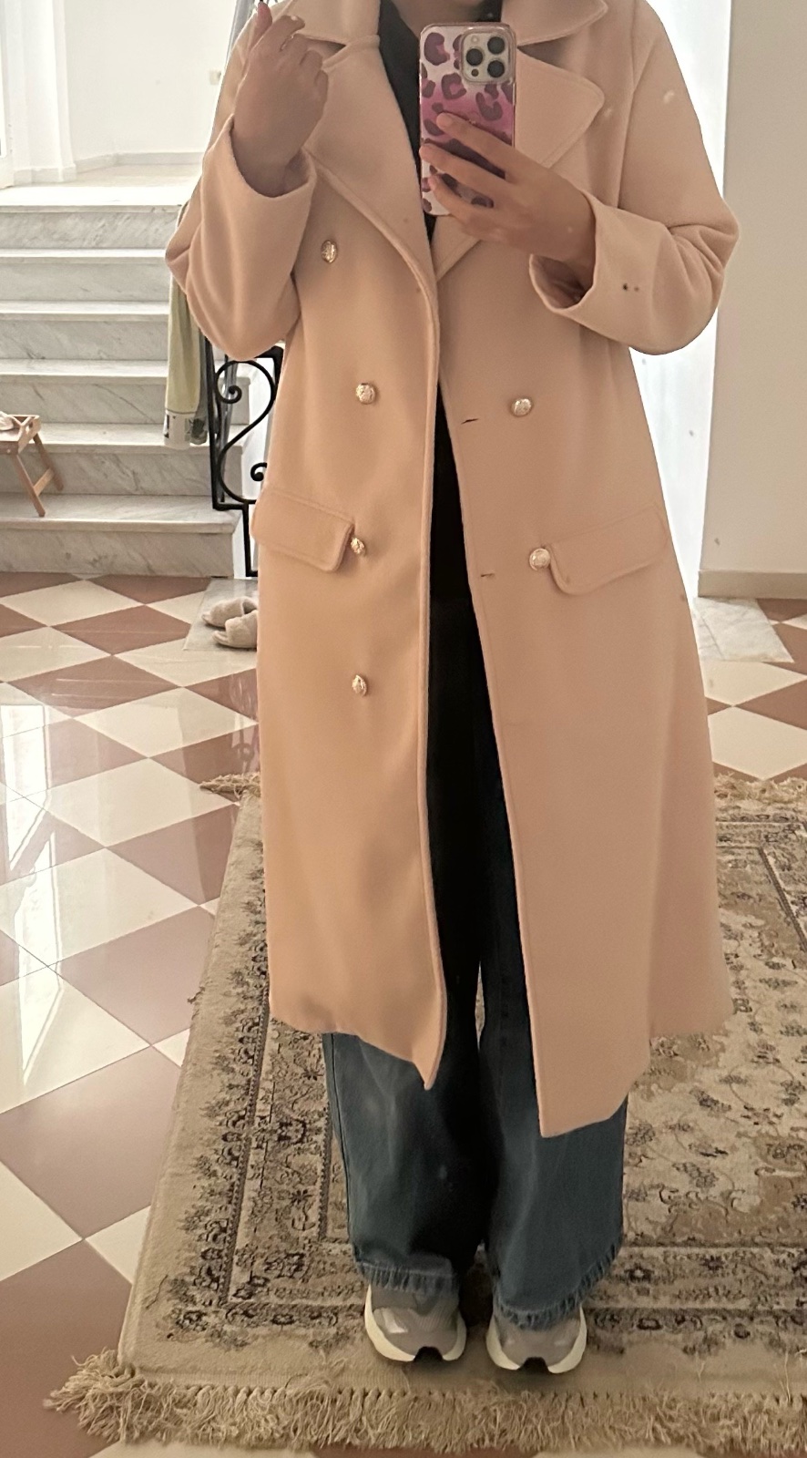 Manteau rose