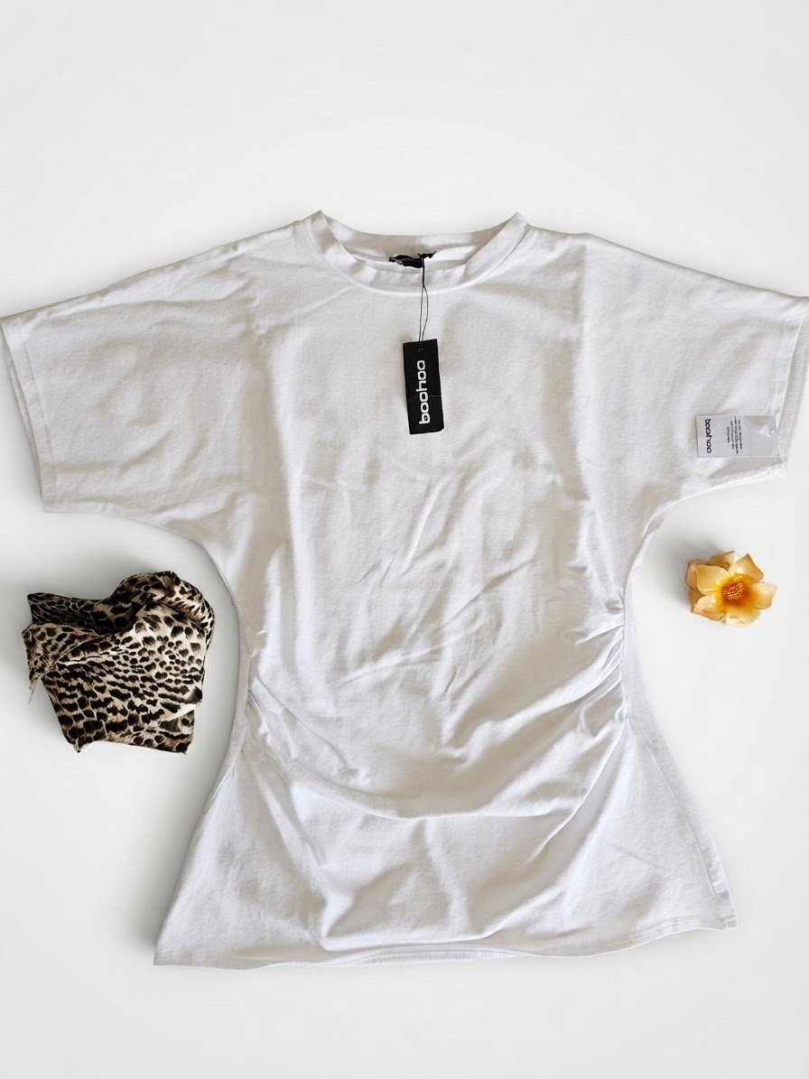 Haut Blanc BOOHOO 