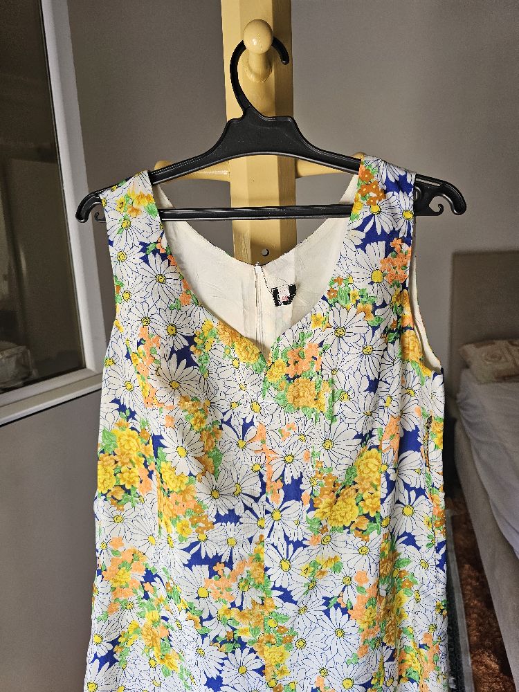 Robe midi fleurie 