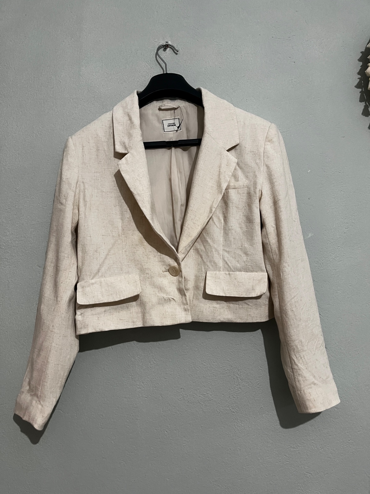 Blazer court beige Pimkie – Style chic et élégant