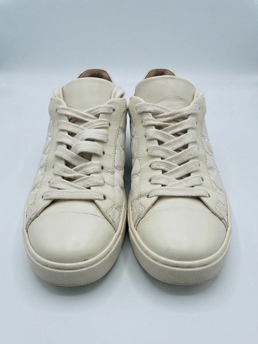 Basket en cuir blanc Marc Cain (Originale - Pointure 38