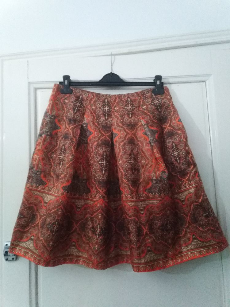 Jupe effet satinée
