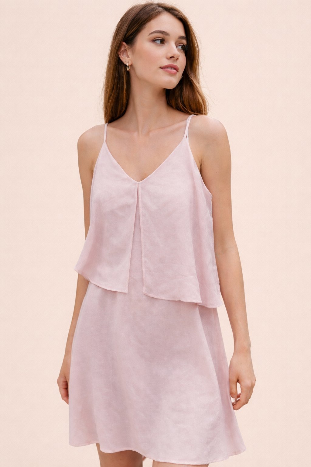Robe Mango en rose poudré 🌸