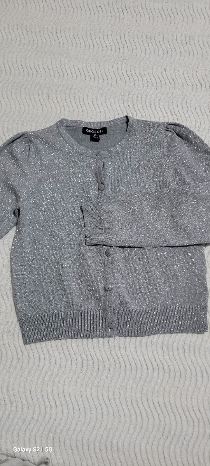 Gilet argenté
