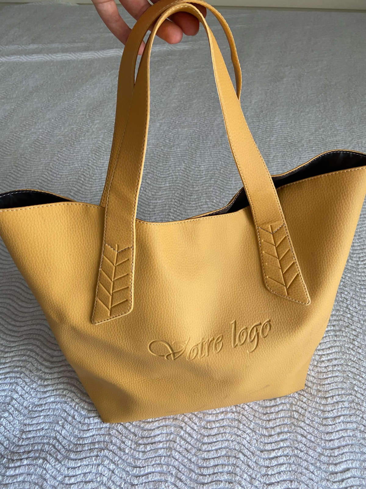 Sac a main jaune motarde 