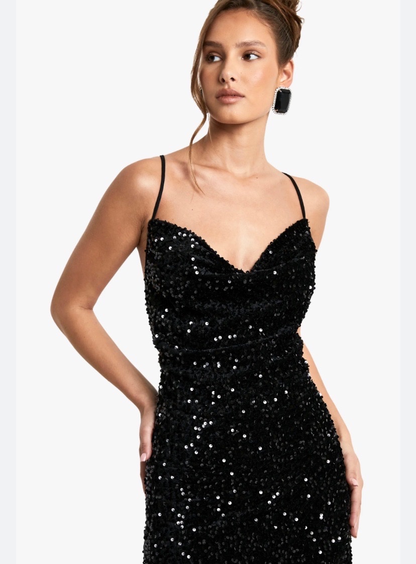 Robe soire noir 