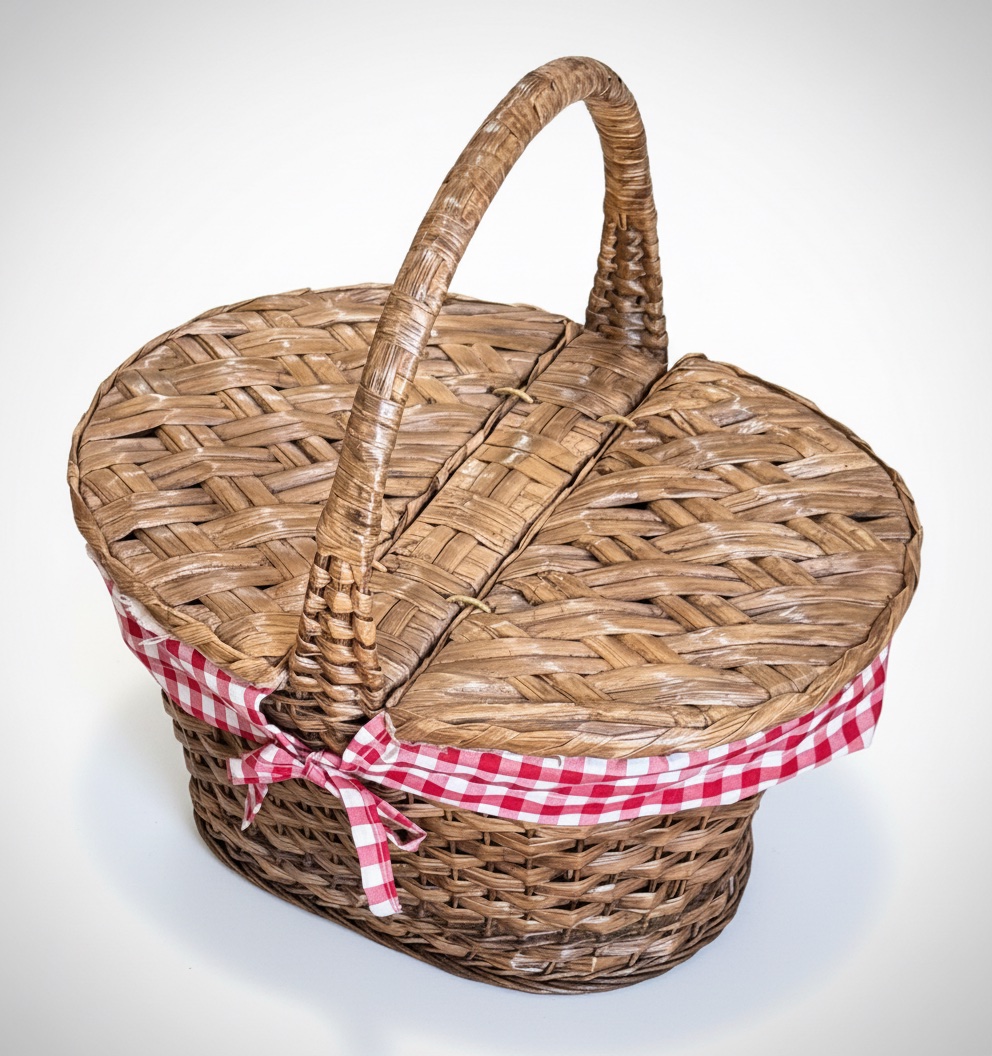 Panier de picnic rond 