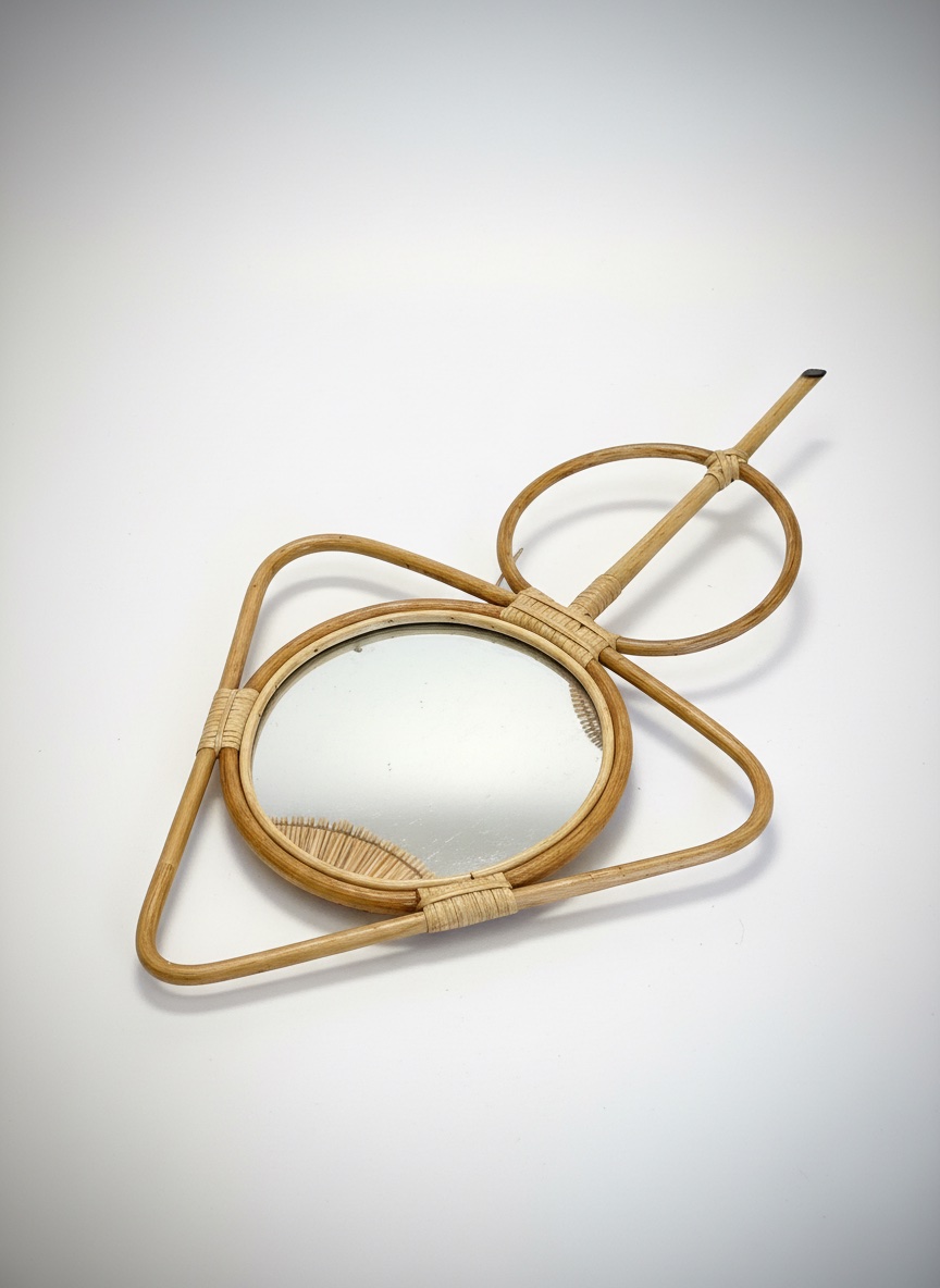 Miroir rotin 