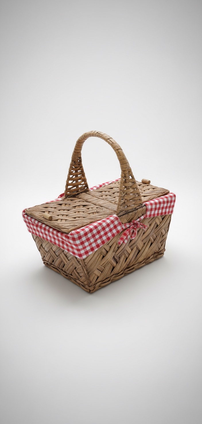 Panier de picnic en rotin 