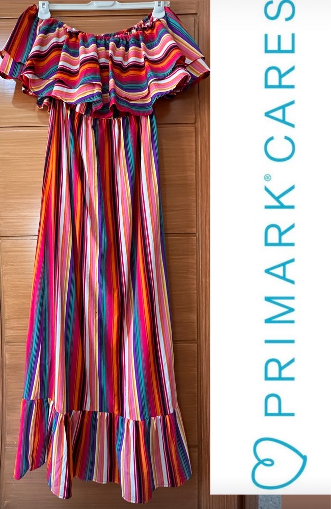 Robe à volants estivale de la marque Primark taille S/M