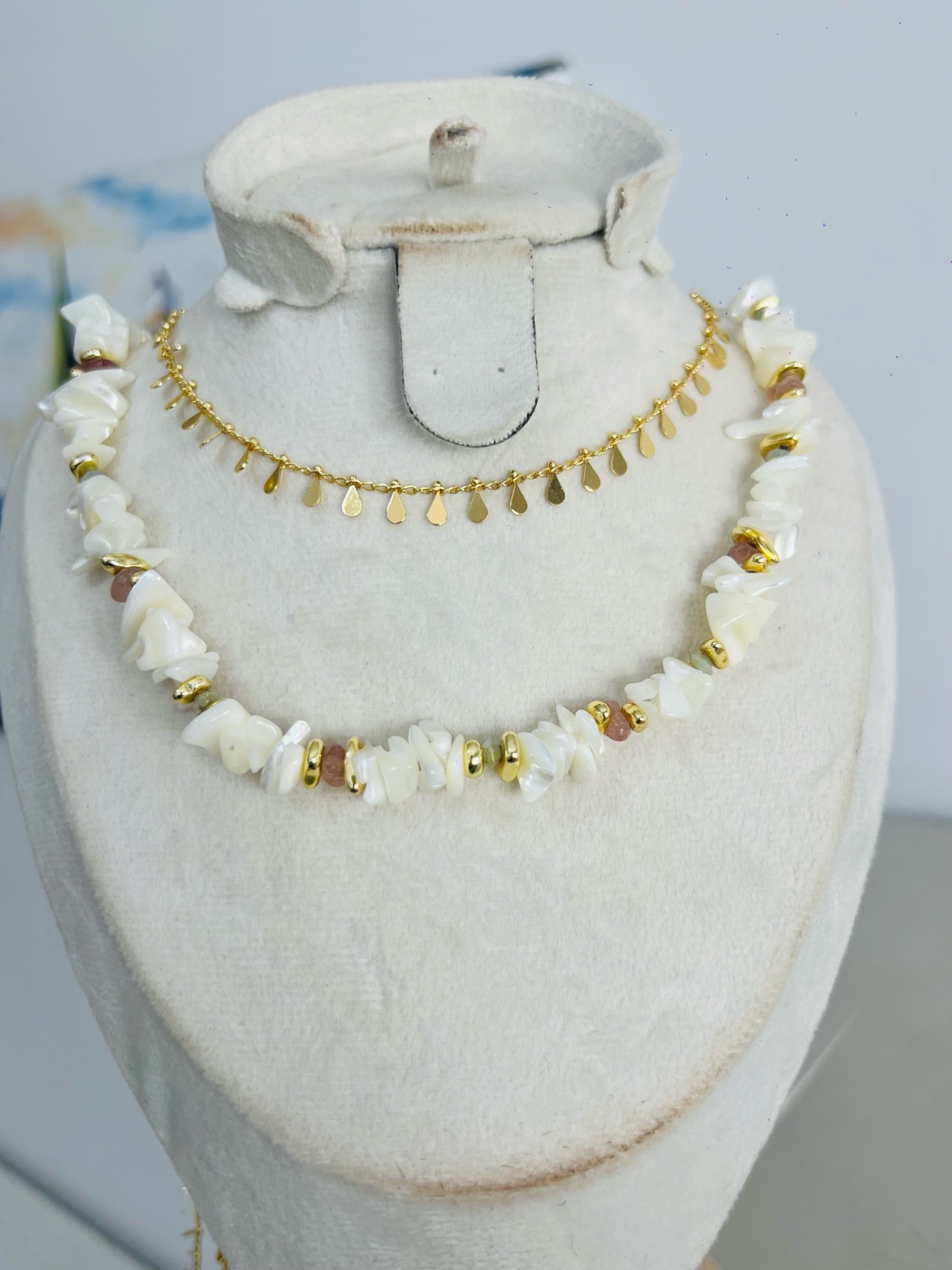 Des colliers handmade chic piece unique 🌸🌸