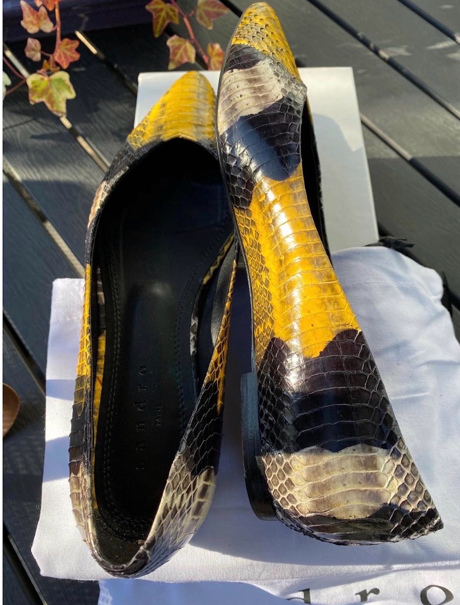 Je vends ces ballerines cuir croco  de la marque sandro❤️